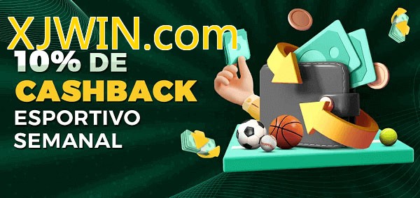 10% de bônus de cashback na XJWIN.com