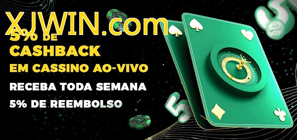 Promoções do cassino ao Vivo XJWIN.com